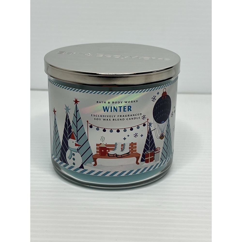 Bath & Body Works WINTER 3 Wick Scented Candle 14.5 oz Pine Clementine Clove